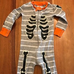 Hanna Andersson Pajamas 80cm Halloween Skeleton